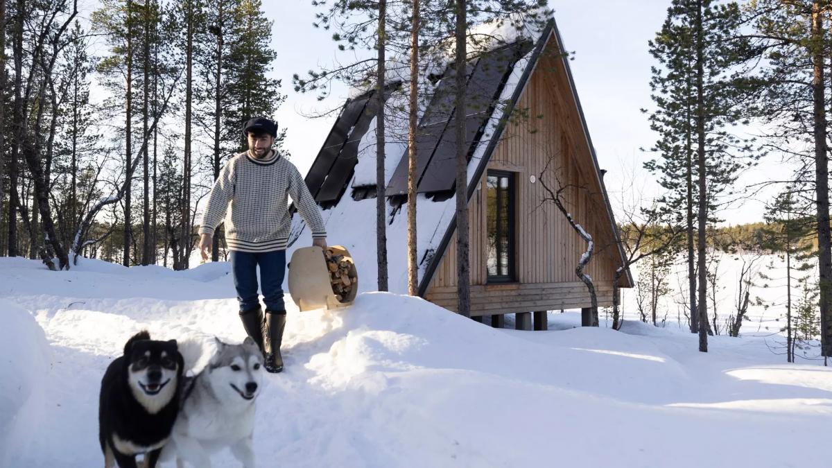 a frame cabin in lapland 3