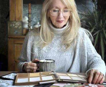 Lisa Piddington in the kitchen