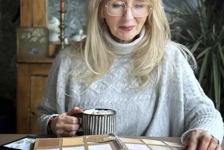 Lisa Piddington in the kitchen