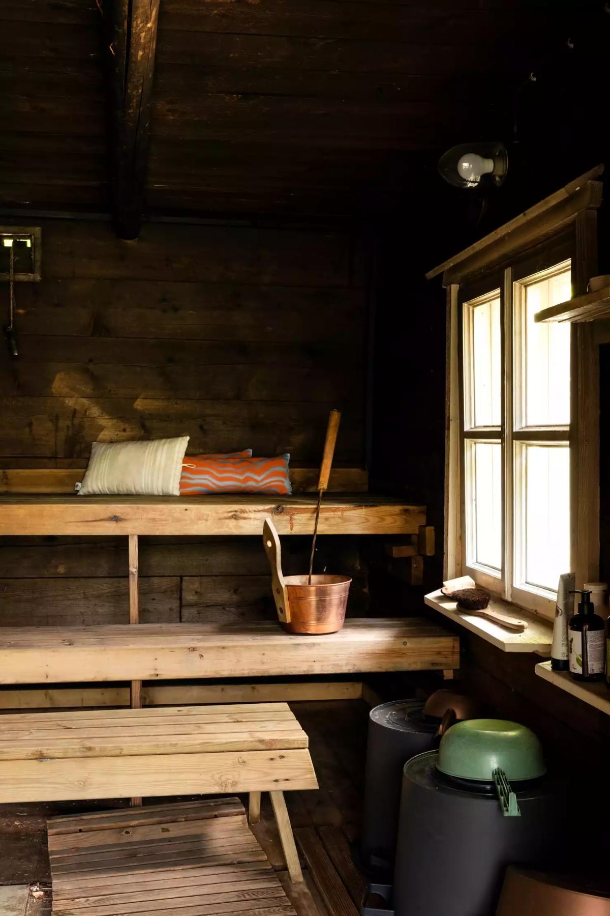 Traditional Finnish sauna