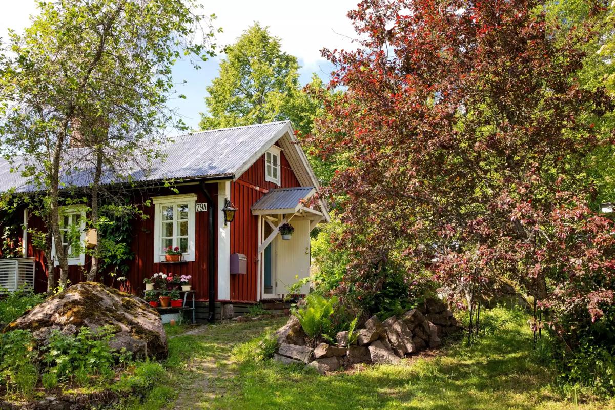 Red house in Finland