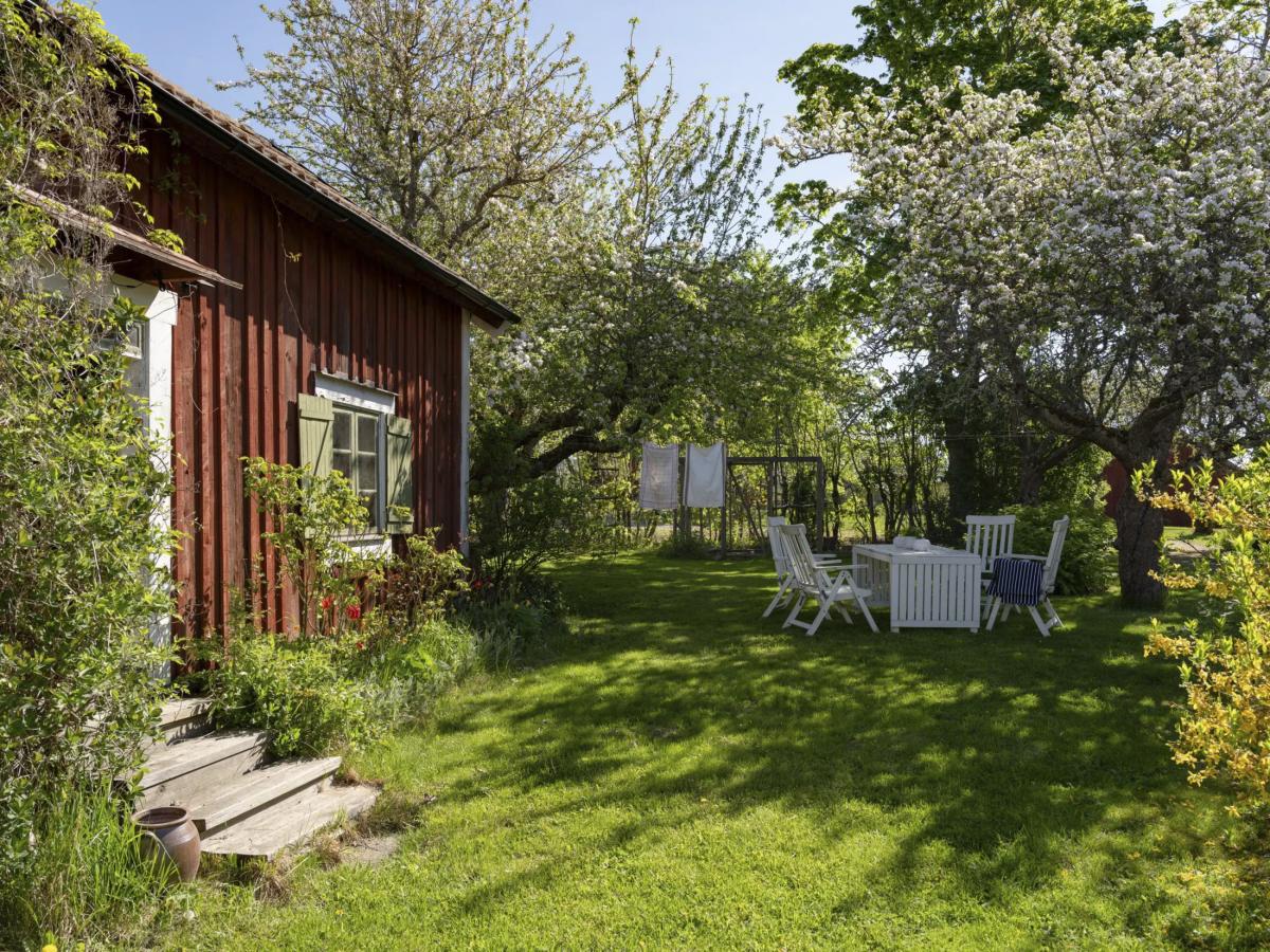 Courtyard by the house in the Swedish countryside