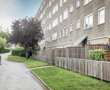 An Apartment with a Huge Terrace and Unusual Layout in a Stockholm Suburb