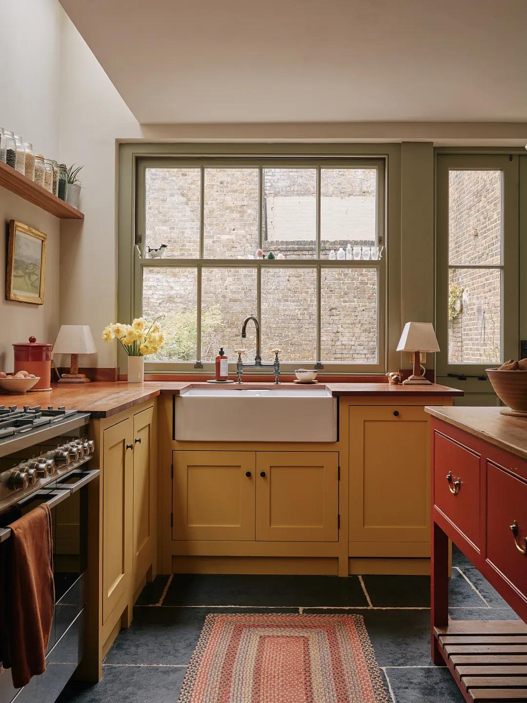 Kitchen interior in an English home