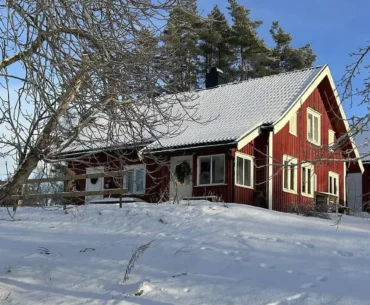 Red house in Norway