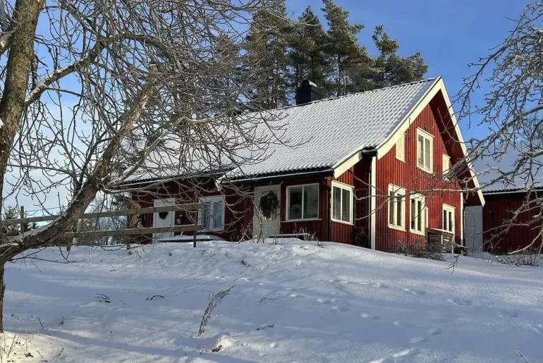 Red house in Norway