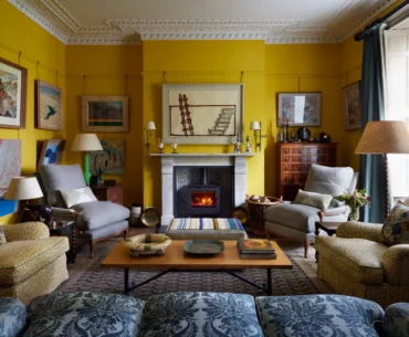 A 72-Year-Old British Decorator Showcases His 19th-Century Home: Inside, It's Luxurious