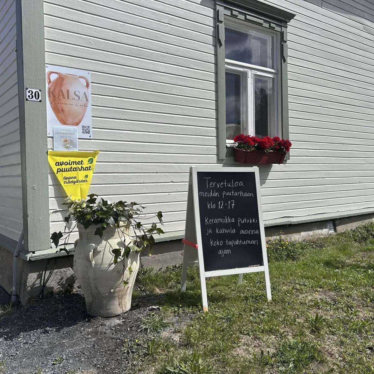 Small home ceramics shop in Finland