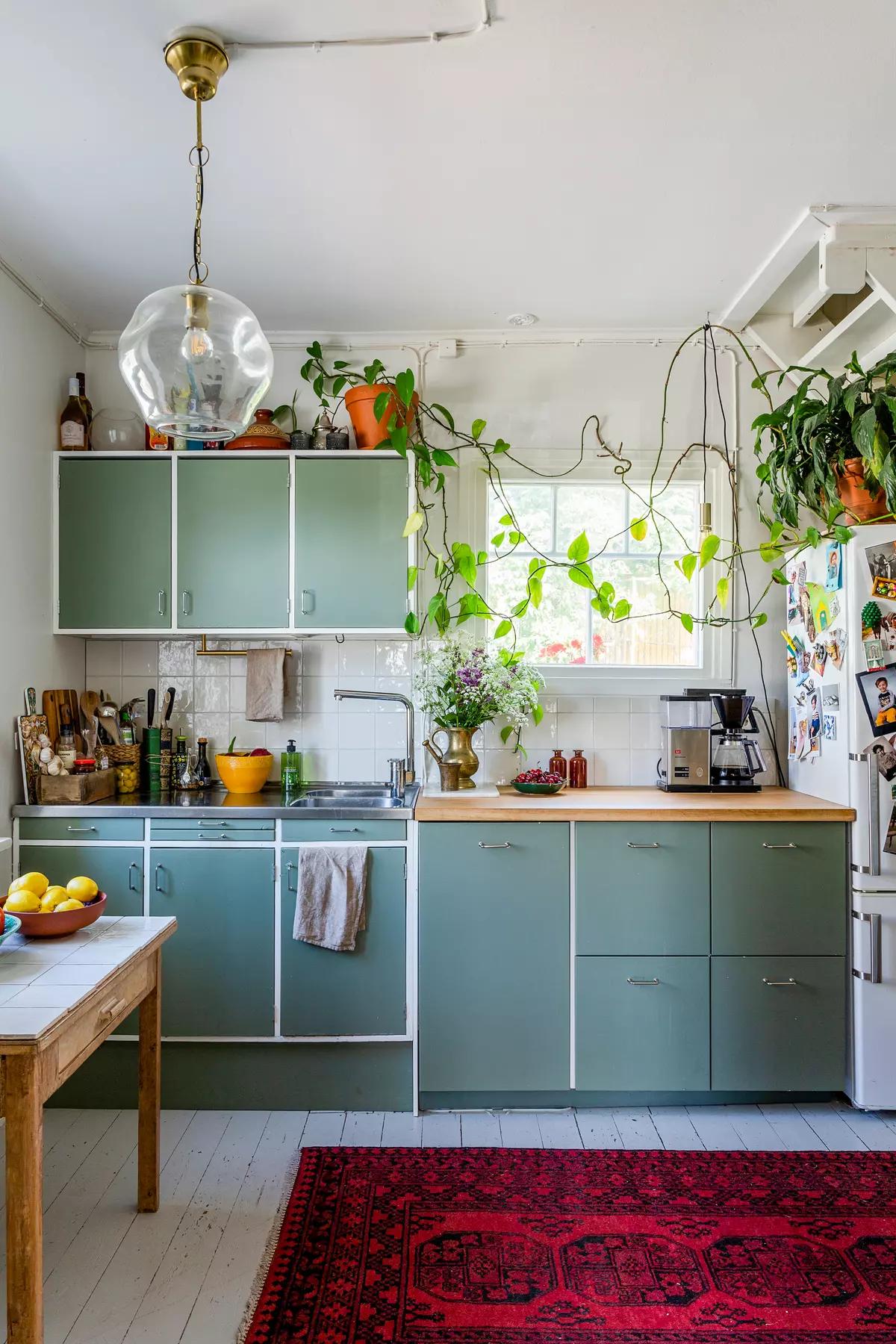 Bright Scandinavian-style kitchen